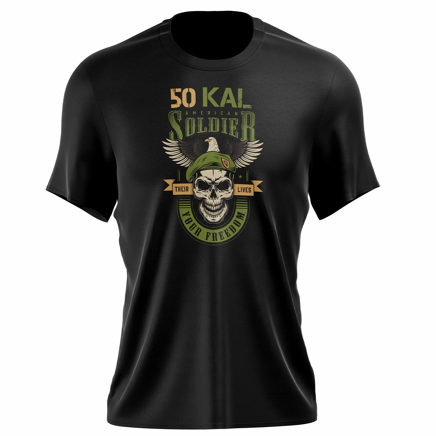 Anarchy Bats Anarchy - Poly-Cotton Short Sleeve Shirt - 50 Kal