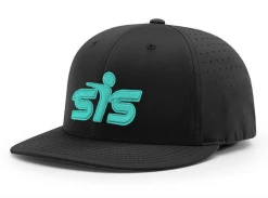 Anarchy Bats Smash It Sports CA I8503 Performance Hat - Black/Mint