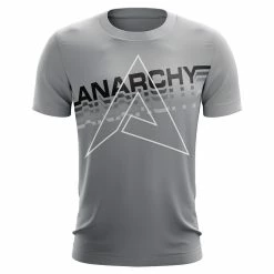 Anarchy Bats Anarchy Bat Company Short Sleeve Shirt - (Gray/New Logo Fade)