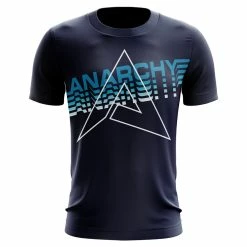 Anarchy Bats Anarchy Bat Company Short Sleeve Shirt - (Navy/New Logo Fade)