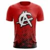 Anarchy Bats Anarchy Bat Company Short Sleeve Shirt - (Red/Black)
