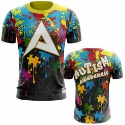 Anarchy Bats Anarchy Bat Company Short Sleeve Shirt - Autism Awareness