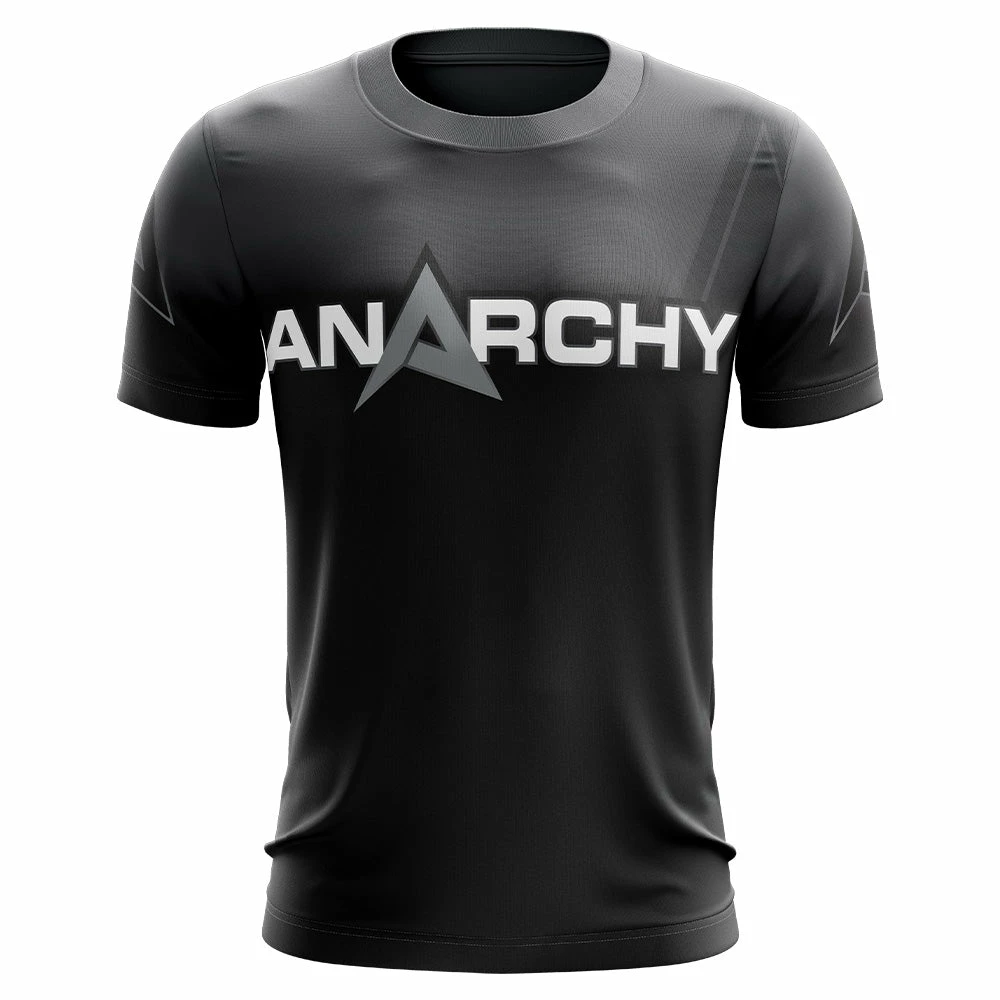 Anarchy Bats Anarchy Bat Company Short Sleeve Shirt - Grey/Black Fade