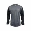 Anarchy Bats Anarchy Silver Foil Logo Quarter Zip Pullover - Charcoal/Black