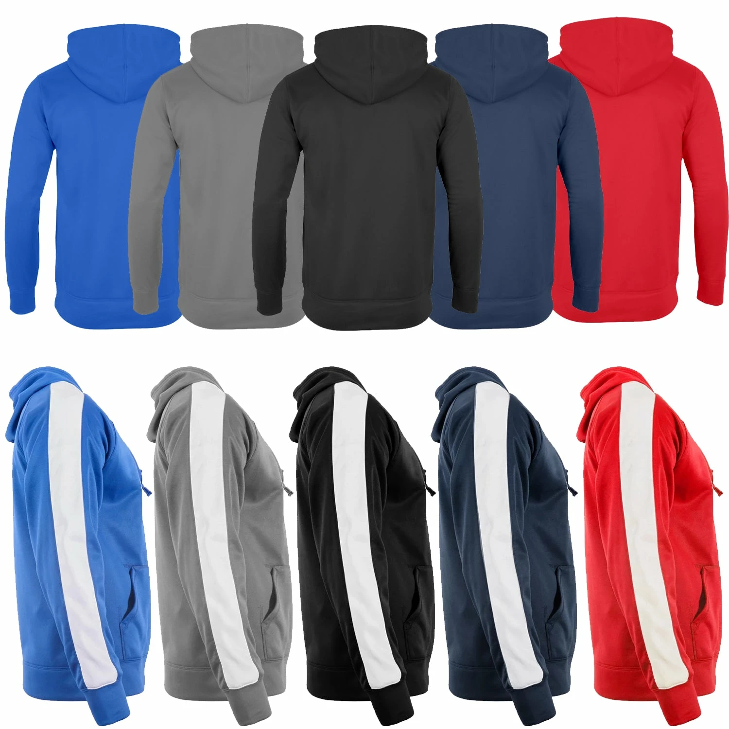 Anarchy Bats Anarchy New Text Logo Defender Fleece Hoodie (Solid) - Image 2