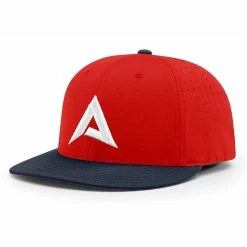 Anarchy Bats Anarchy CA I8503 Performance Hat - New Logo - Red/Navy/White