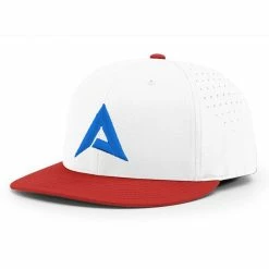 Anarchy Bats Anarchy CA I8503 Performance Hat - New Logo - White/Red/Royal