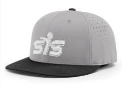 Anarchy Bats Smash It Sports CA I8503 Performance Hat - Grey/Black/White