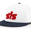 Anarchy Bats Smash It Sports CA I8503 Performance Hat - White/Navy/Red