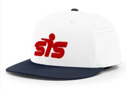 Anarchy Bats Smash It Sports CA I8503 Performance Hat - White/Navy/Red