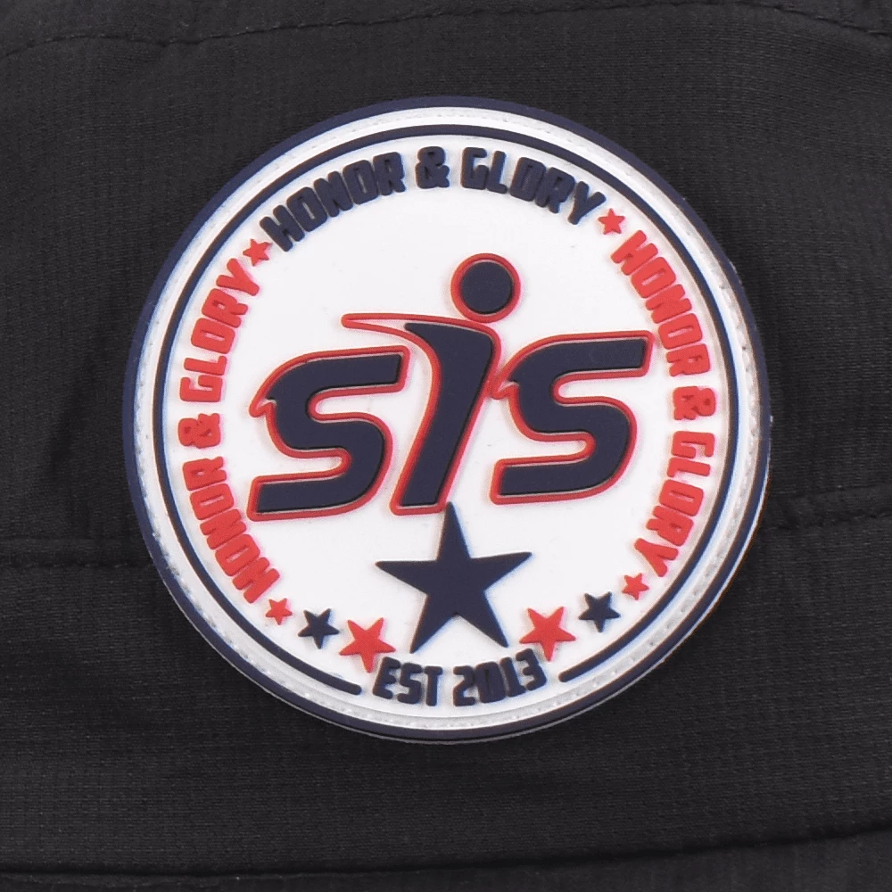 Anarchy Bats Smash It Sports Bucket Hat Black Ops With Red/White/Blue Patch - Image 2