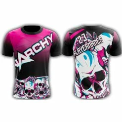 Anarchy Bats Anarchy Skulls Short Sleeve Shirt (Customized Buy-In)