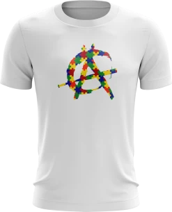 Anarchy Bats Anarchy Autism Awareness Short Sleeve SubDye Shirt
