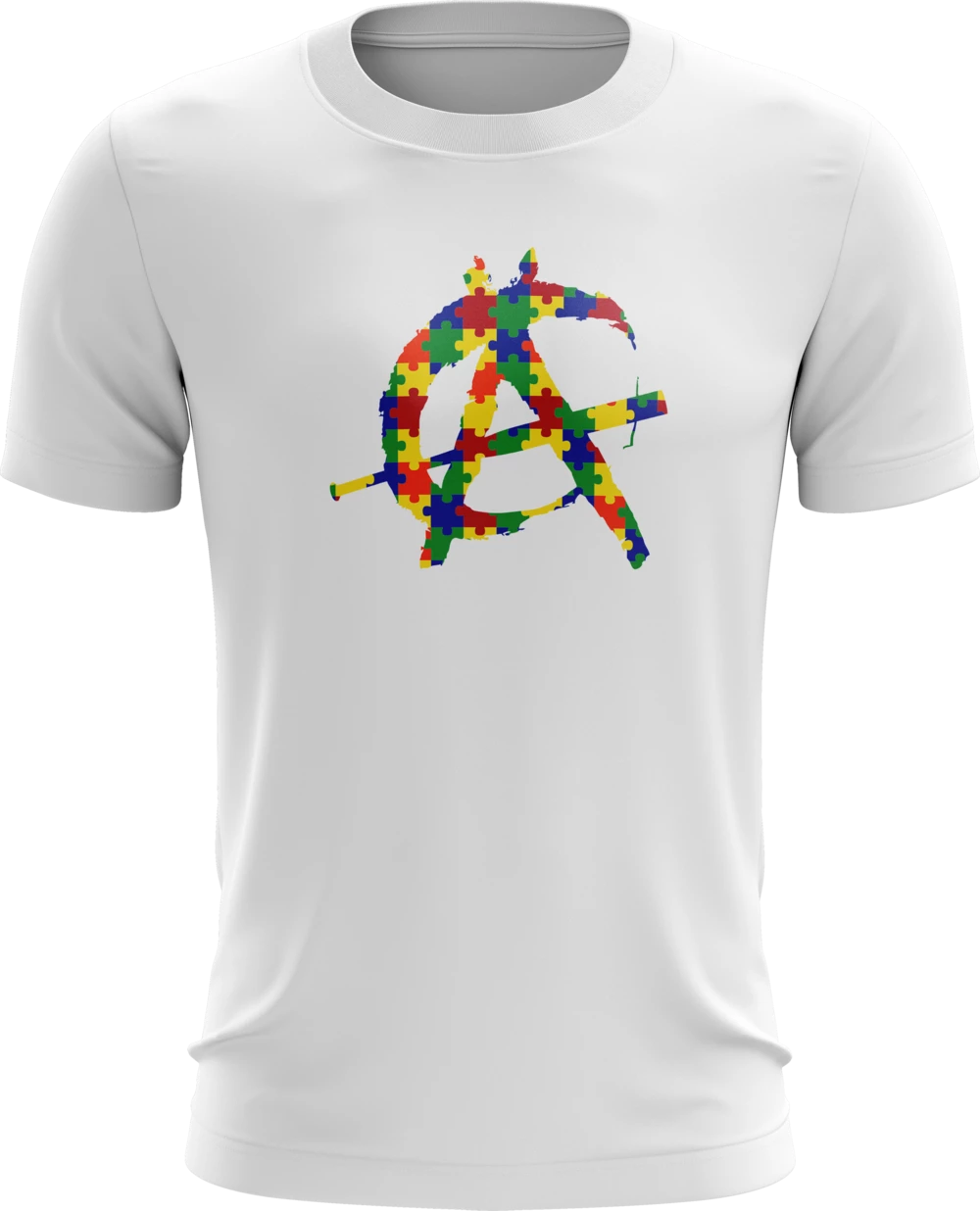 Anarchy Bats Anarchy Autism Awareness Short Sleeve SubDye Shirt