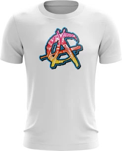 Anarchy Bats Anarchy Hawaiian Tribal Short Sleeve SubDye Shirt