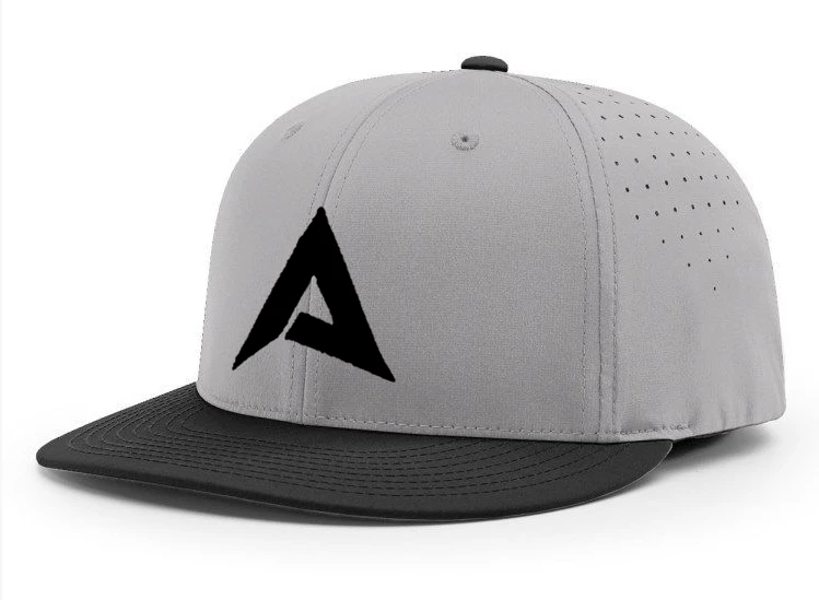 Anarchy Bats Anarchy CA I8503 Performance Hat - New Logo - Grey/Black/Black
