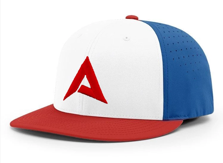 Anarchy Bats Anarchy CA I8503 Performance Hat - New Logo - White/Red/Royal