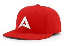 Anarchy Bats Anarchy CA I8503 Performance Hat - New Logo - Red/White