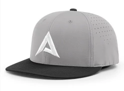 Anarchy Bats Anarchy CA I8503 Performance Hat - New Logo - Grey/Black/White
