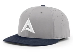 Anarchy Bats Anarchy CA I8503 Performance Hat - New Logo - Grey/Navy/White