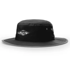 Anarchy Bats Anarchy Bucket Hat Black With Black Patch