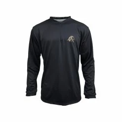 Anarchy Bats Anarchy Silver Foil Logo Quarter Zip Pullover - Black/Black