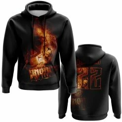 Anarchy Bats Anarchy Girl On Fire - Hoodie (Customized Buy-In)