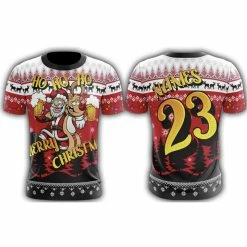 Anarchy Bats HO HO HO Holiday Short Sleeve Shirt (Customized Buy-In)