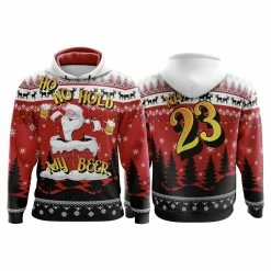 Anarchy Bats Hold My Beer Holiday Hoodie (Customized Buy-In)