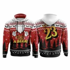 Anarchy Bats Needs A Beer Holiday Hoodie (Customized Buy-In)