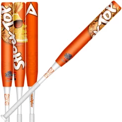 Anarchy Bats 2022 Anarchy Shock Top - Collectors Edition - 2PC - 13"- .5oz End Load - USA/ASA Slowpitch Softball Bat A22ASKTW213-2 (White)