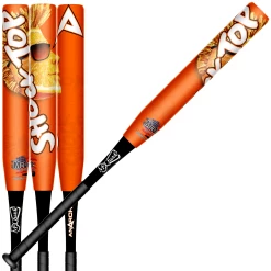 Anarchy Bats 2022 Anarchy Shock Top - Collectors Edition - 2PC - 13"- .5oz End Load - USA/ASA Slowpitch Softball Bat A22ASKTB213-2 (Black)