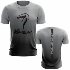 Anarchy Bats Viper Sports Short Sleeve Shirt - Fade (Black/Charcoal)